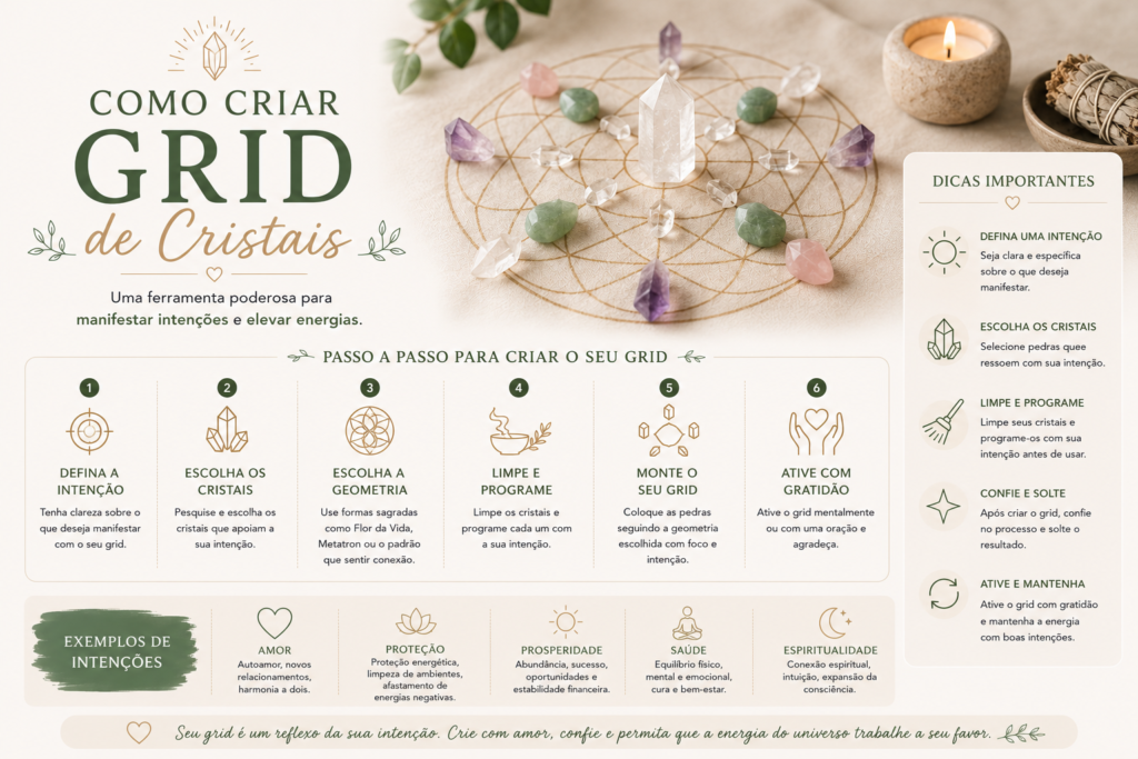Como Criar um Grid de Cristais