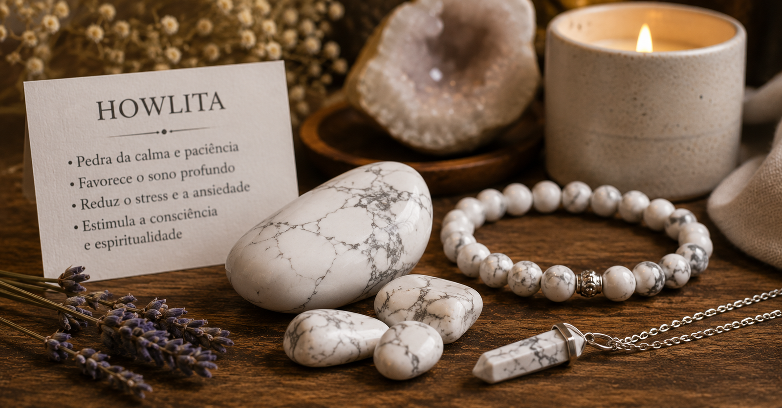 Howlita: A Pedra da Calma e do Sono Profundo