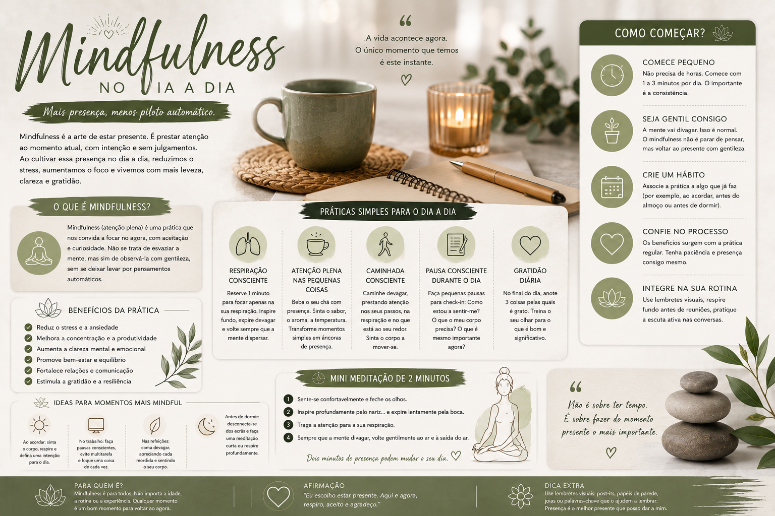 Mindfulness no Dia a Dia: Como Começar Mindfulness no Dia a Dia: Como Começar
