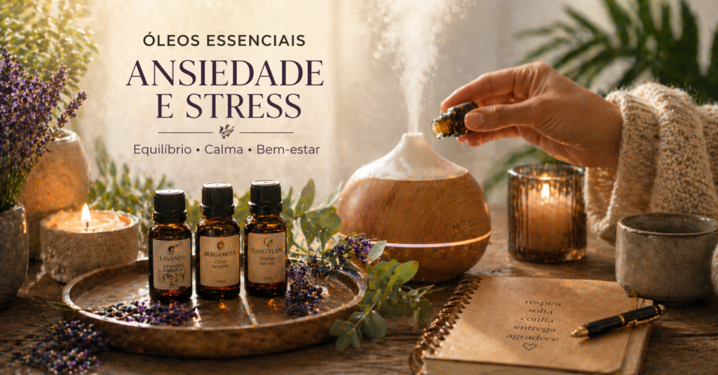 Oleos Essenciais para Ansiedade e Stress