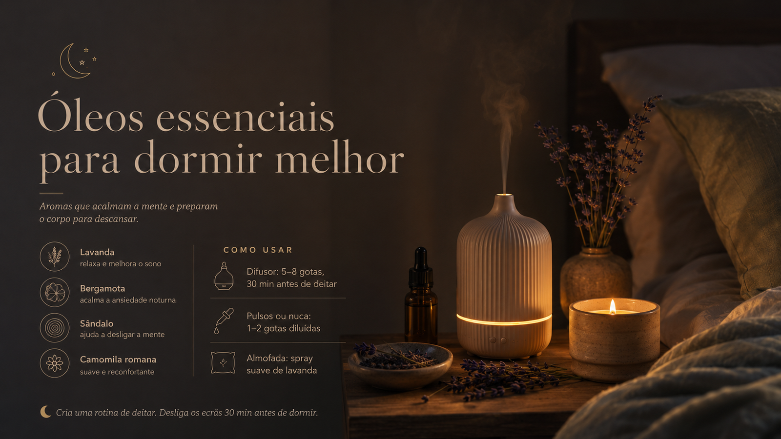 Óleos Essenciais para Dormir Melhor: Guia Completo Óleos Essenciais para Dormir Melhor: Guia Completo