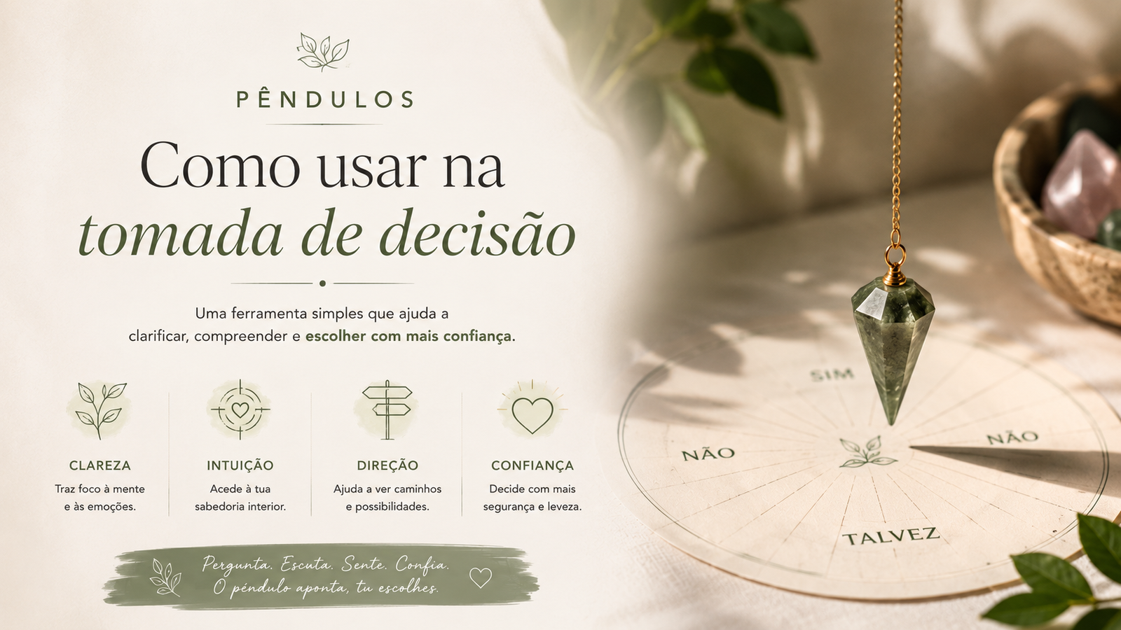 Pêndulos: Como Usar para Tomada de Decisão