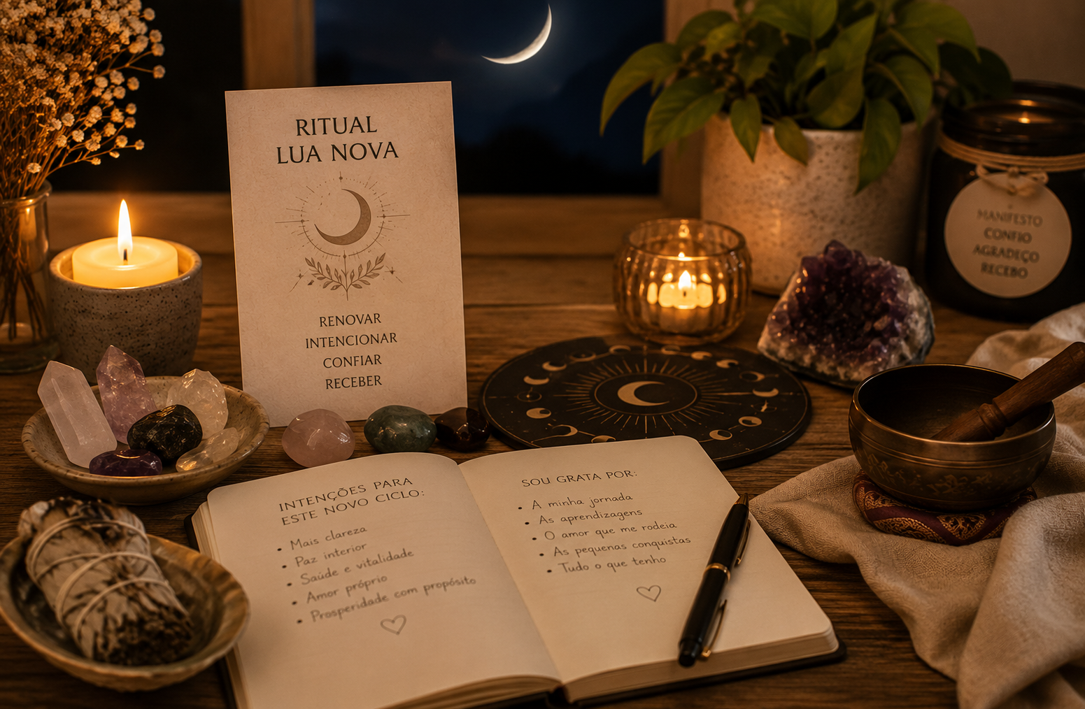 Ritual da Lua Nova: O Que É e Como Fazer