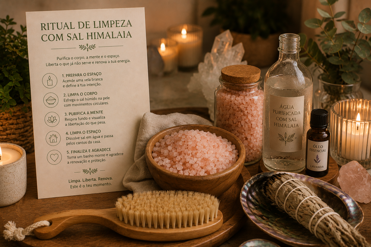 Ritual de Limpeza com Sal do Himalaia: Passo a Passo Ritual de Limpeza com Sal do Himalaia: Passo a Passo