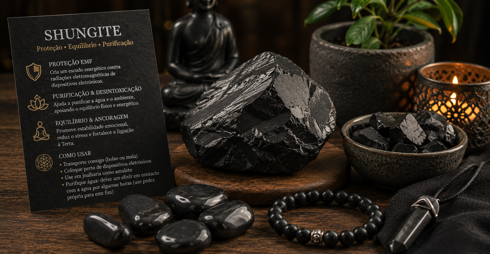 Shungite: A Pedra da Protecção EMF e Purificação Shungite: A Pedra da Protecção EMF e Purificação