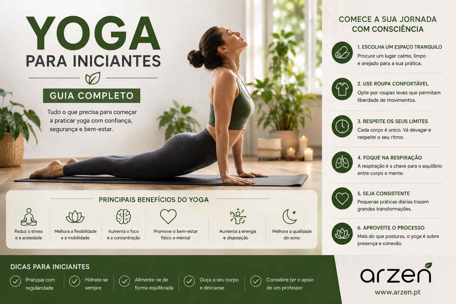 Yoga para Iniciantes: Guia Completo para Começar em Casa