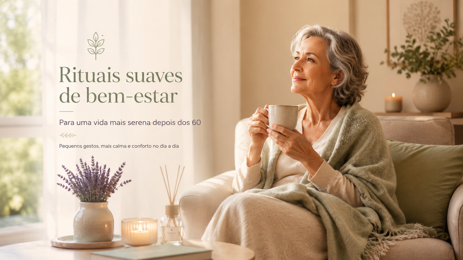 Rituais Suaves de Bem-Estar Para uma Vida Mais Serena Depois dos 60
